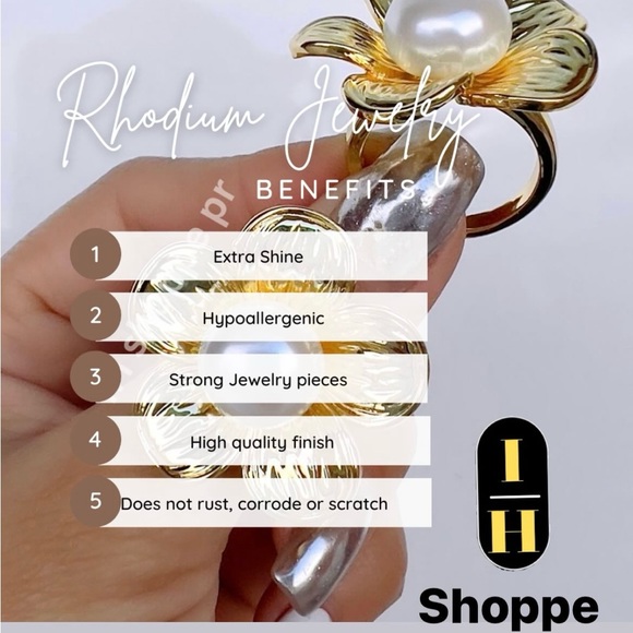 Gold Rhodium Ear Cuff - Picture 2 of 2